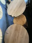 Wooden Round Table - 4