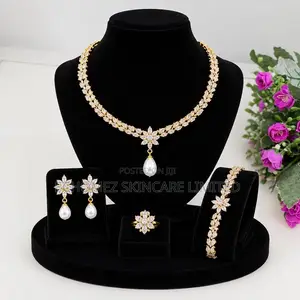 Original Zirconia Stone Necklace Set
