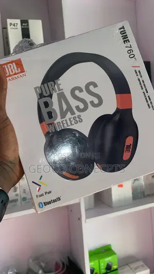 JBL Pure Bass Wireless Headphones