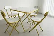 Home Interiors Folding Dining Set - 4 Chairs - 1