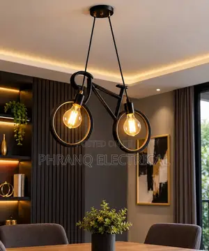 Retro Industrial Bicycle Pendant Light
