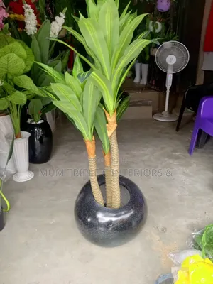 Sophisticated Artificial Plants and Vase Set