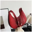 Croc Mini Half Moon Bag Mai Hannun Kayan Zare - 1