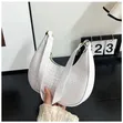 Croc Mini Half Moon Bag Mai Hannun Kayan Zare - 4