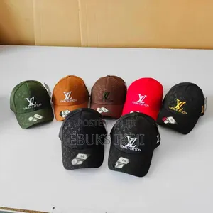 Premium Louis Vuitton Style Face Caps - Unisex
