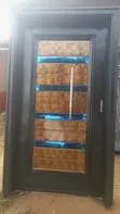 Superdoor Ƙofar Ƙarfe Biyu - Baƙi - 1