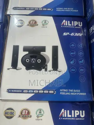 Ailipu 3.1 Home Theater Tare da Bass Mai Zurfi