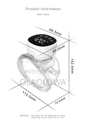 MY-376 Wearable Single Electric Breast Pump Portable