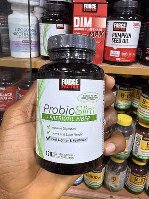 Force Factor ProbioSlim + Prebiotic Fiber (120 Capsules)