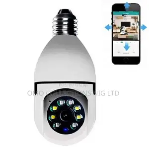 Smart View WiFi Bulb Kamara Mai Karewa Tare da Gani a Dare