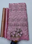 3D Beaded Mesh Lace Fabric - 1