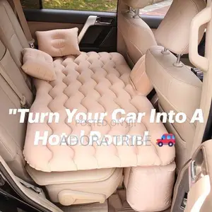 Portable Inflatable Car Mattress with Pump & Pillows