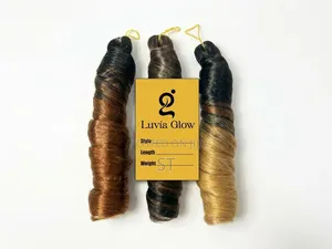 Luvia Glow French Curls Hair Extensions