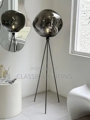 Nordic Style Glass Floor Lamp for Living Room/Bedroom