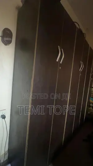 Used 2-Door Wardrobe - Brown MDF/Chipboard