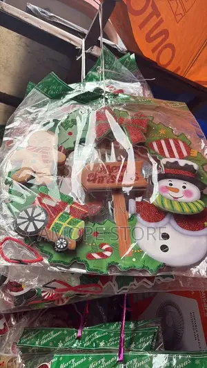 Merry Christmas Santa Claus Rataye Banner