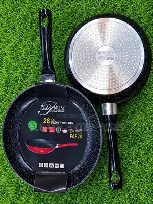 Platinum 28cm Deep Granite Frying Pan