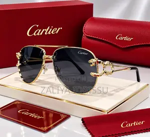 Stylish Cartier Sunglasses - Black