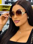 Stylish Cartier Sunglasses - Black - 4