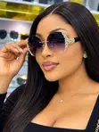 Stylish Cartier Sunglasses - Black - 5
