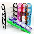 5-Tier Portable Foldable Shoe Rack - Space-Saving Organizer - 2