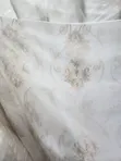Embroidery Sheer Curtains - White Floral - 2