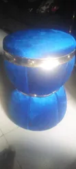 Home Interiors Blue Fabric Corner Sofa - Brand New - 2