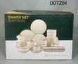 DDTZ04 32pcs Luxury Gold-Rimmed Dinner Set - 2