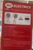 Itel Rechargeable Fan - Sabon Abu - 3
