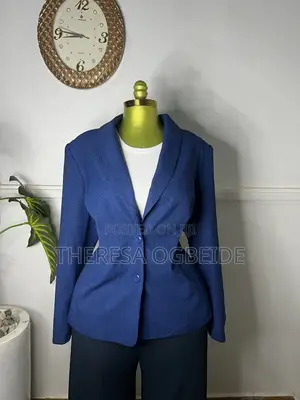 Navy Blue Blazer - UK 14