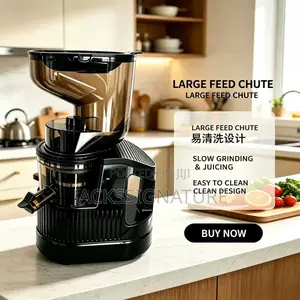 GE Slow Juicer - Large Feed Chute, Brand New