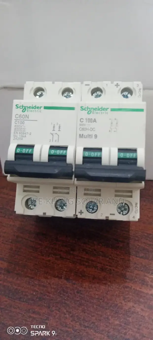 Schneider MCB Breaker 2P 100A AC/DC - 1