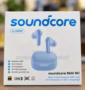 Anker Soundcore R60i NC True Wireless Earbuds - Blue