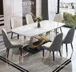6 Seater Imported Marble Dining Set - 2