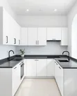 Sabon Kitchen Cabinets Mai Kyalli da HDF - 1