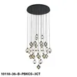 Modern Cascading Multi-Light Pendant Chandelier - 1