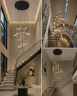 Modern Cascading Multi-Light Pendant Chandelier - 2
