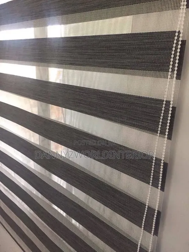 Home Interiors Zebra Roller Blind - Sabon Abu - 1