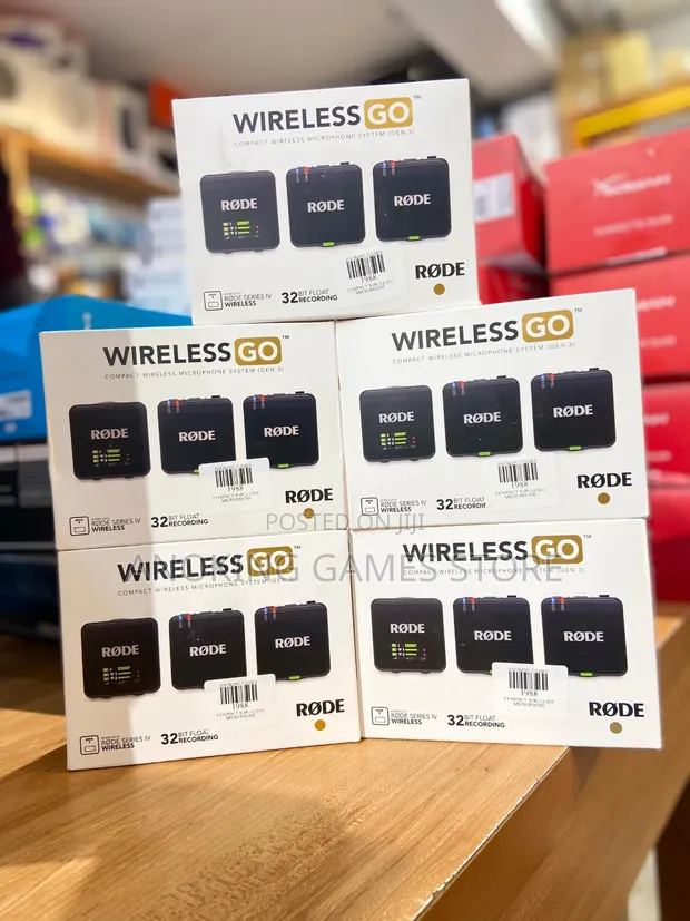 Compact Wireless Microphones - Brand New - 1