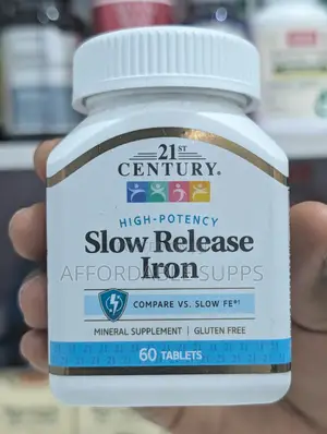21st Century Slow Release Iron 45mg - Tallafin Jini Mai Sauƙi