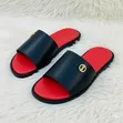 Men's Handcrafted Leather Slides - 1