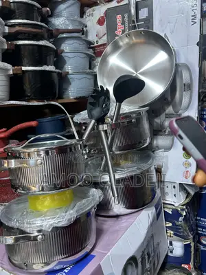 14-Piece Stainless Steel Pot Set with Accessories