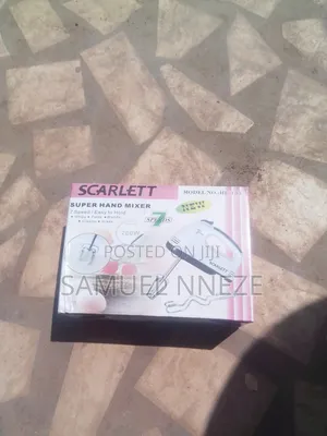 Scarlett Sabuwar Hand Mixer Mai Gudu 7