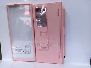Samsung Z Fold6 Pouch - Pink Leather Matte