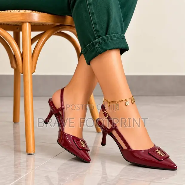 Ladies Heeled Sandals - Multicolor - 1