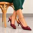 Ladies Heeled Sandals - Multicolor - 1