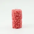 Cylindrical Roses Scented Candle - Lavender Scent - 1