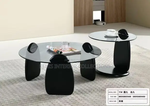Home Interiors Glass Top Center Table - 1