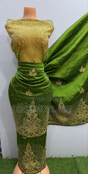 Indian George and Blouse with Luxury Beads (5 Yards)
