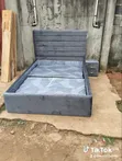 Home Interiors Twin Bed Frame - Gray - 2